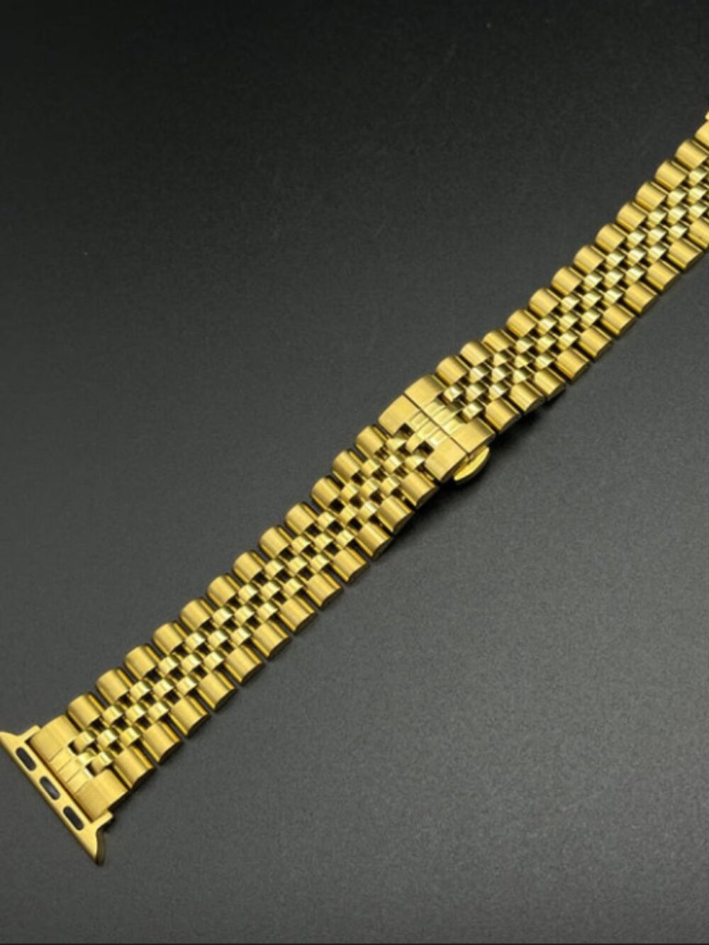 Apple Style Replacement Jubilee Steel Bracelet (Yellow Gold)